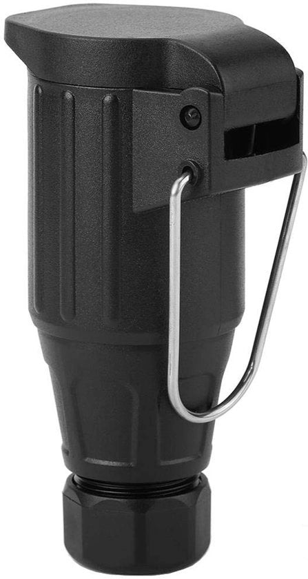 Adattore di Collegamento per Caravan e Rimorchi - 12V 13 Pin - Connettore per Caravan - Sicuro e affidabile - Nero - Adattatore per Rimorchio - Adatto per caravans e rimorchi -...