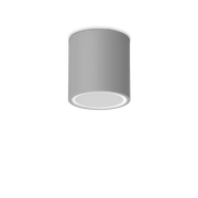TECHO ROUND FARETTO DA SOFFITTO PER ESTERNO IP54 1 LUCE GU10 D.9CM GRIGIO
