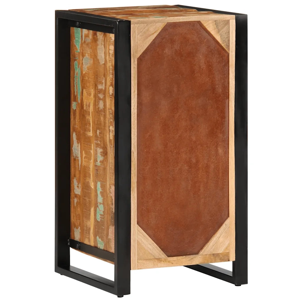 Cassettiera Multicolore 40x40x75 cm Legno Massello di Recupero 4013582
