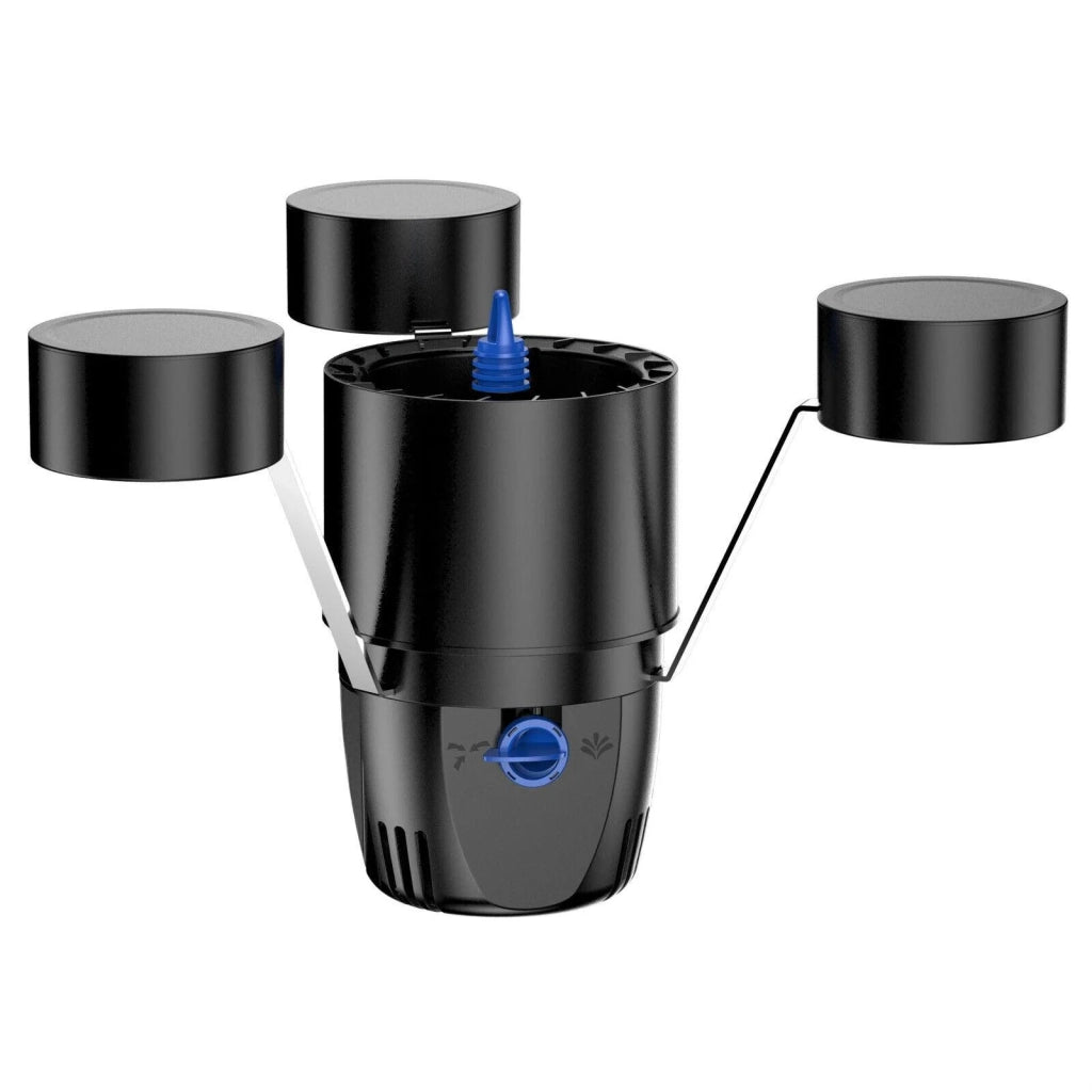 Skimmer galleggiante per laghetto con pompa integrata 2500 litri all'ora 55 watt 16_0002601