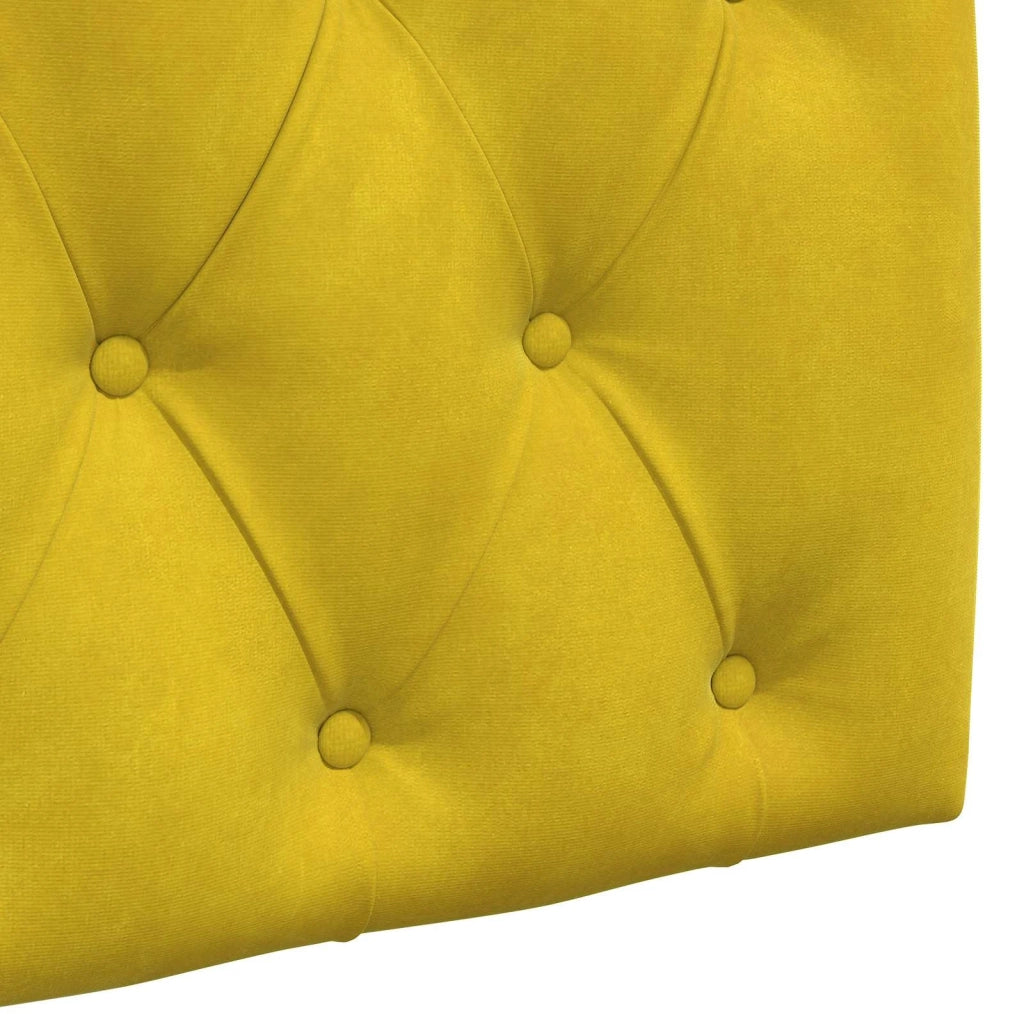 Testiera sospesa Con luce LED Giallo Velluto 42032115