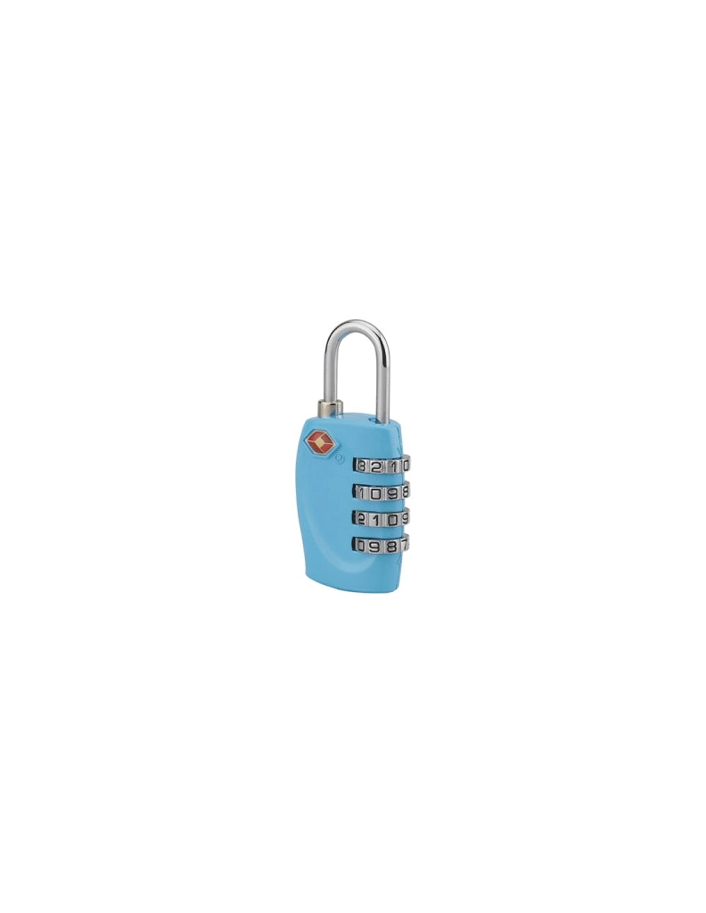 Lucchetto TSA 30 mm a combinazione di 4 cifre, arco in acciaio nichelato – THIRARD