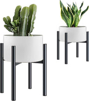 Standare per piante in alluminio, regolabile, per interni ed esterni, altezza 21 cm - 35 cm