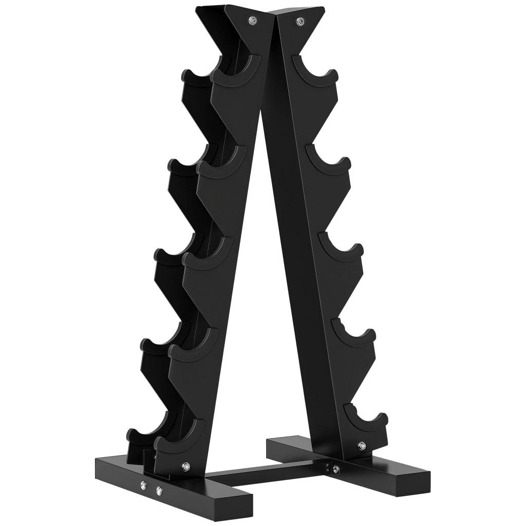 Rastrelliera Portamanubri 5 Livelli in Acciaio ¨C Xylo ¨C Nero, 35x33x66 cm