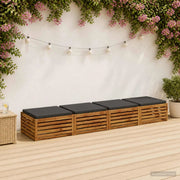Cuscini per Sedia in 4 Pezzi SOEST 4 pz 100% Poliestere 945016