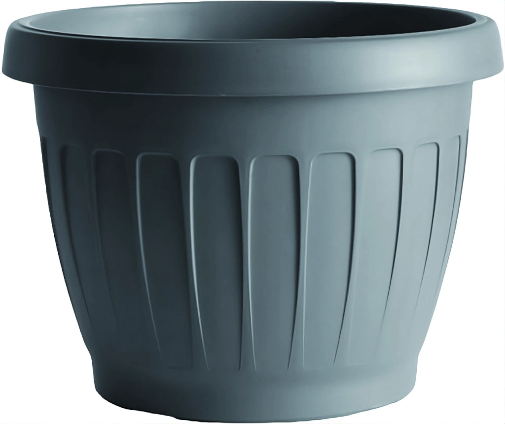Bama VASO TONDO TERRA Col. Grigio Ø cm. 25x18,5 h