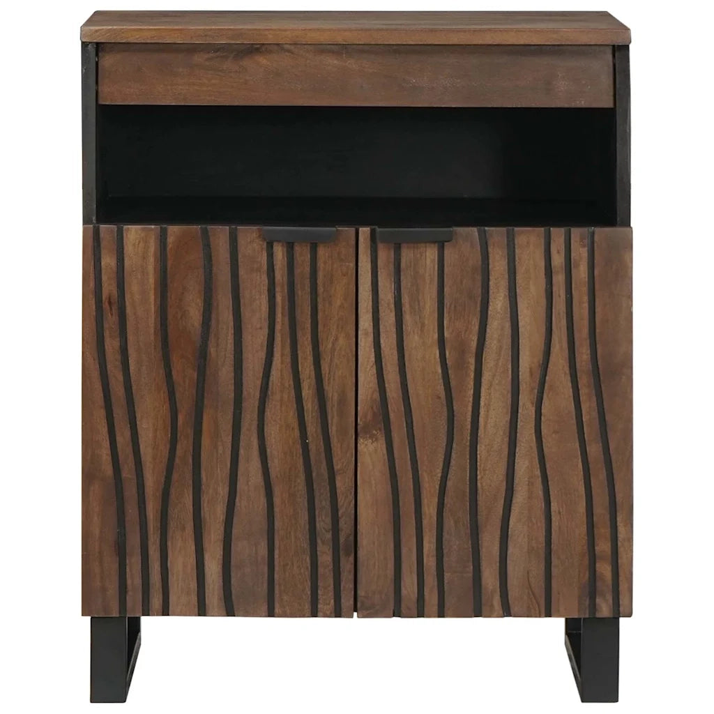 Credenza Marrone 60 x 33 x 75 cm legno massello di mango 4018033