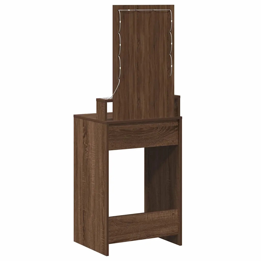 Toeletta | Tavolo da Trucco Marrone 50 x 41 x 140 cm Legno multistrato