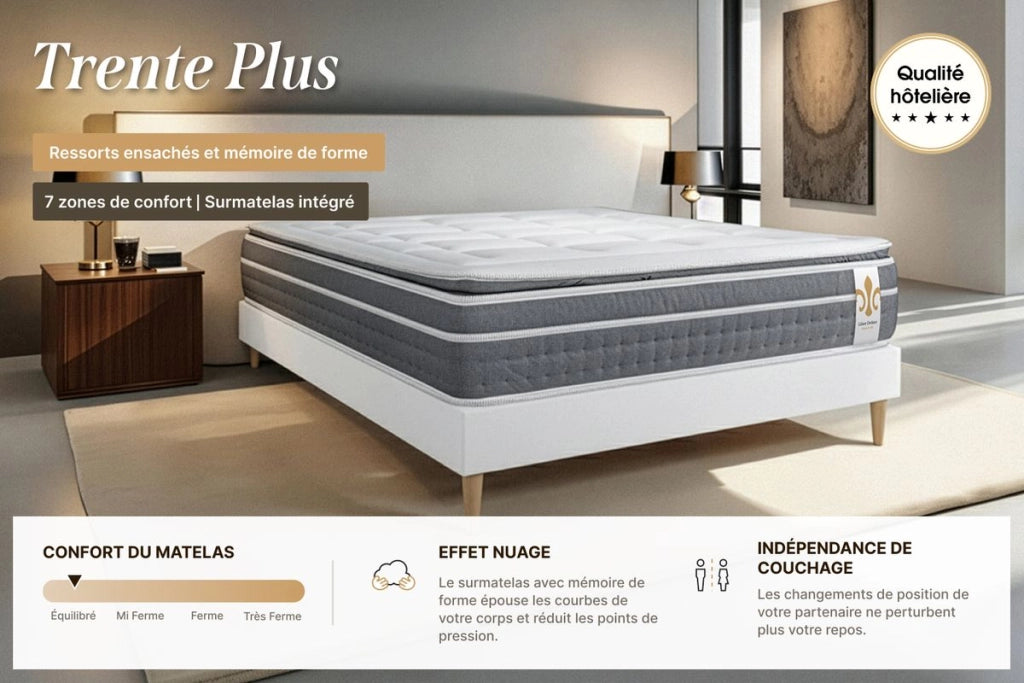 Set materasso e base 90x200 cm - Trente PLUS