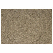 Tappeto Naturale e Nero 160 x 230 cm Juta 42010628