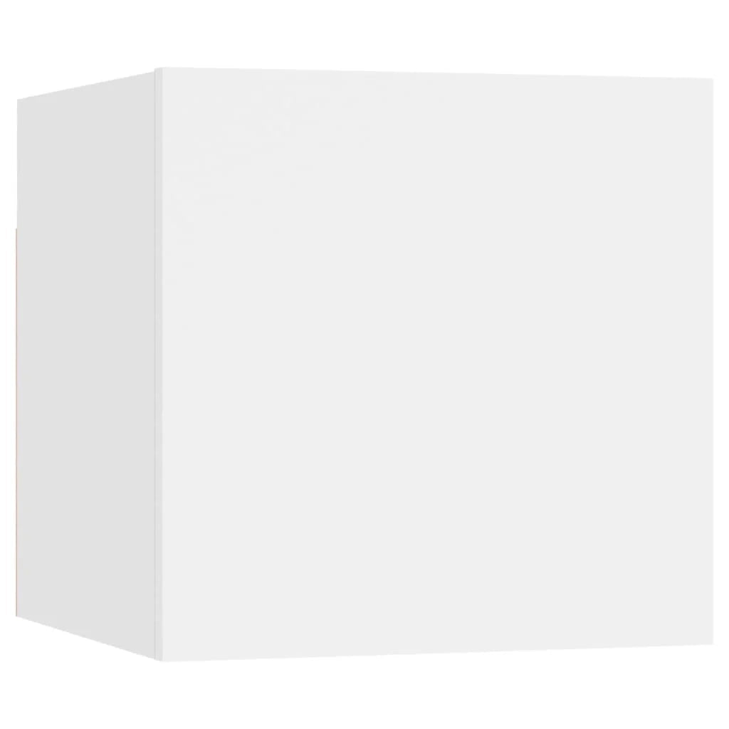 Set di mobili da 6 pezzi tra cui armadio credenza mobile TV televisore per soggiorno camera da letto salotto legno ingegnerizzato bianco 02_0025002