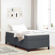 Letto a molle Grigio scuro 80 x 200 cm Tessuto in Cords 42006938
