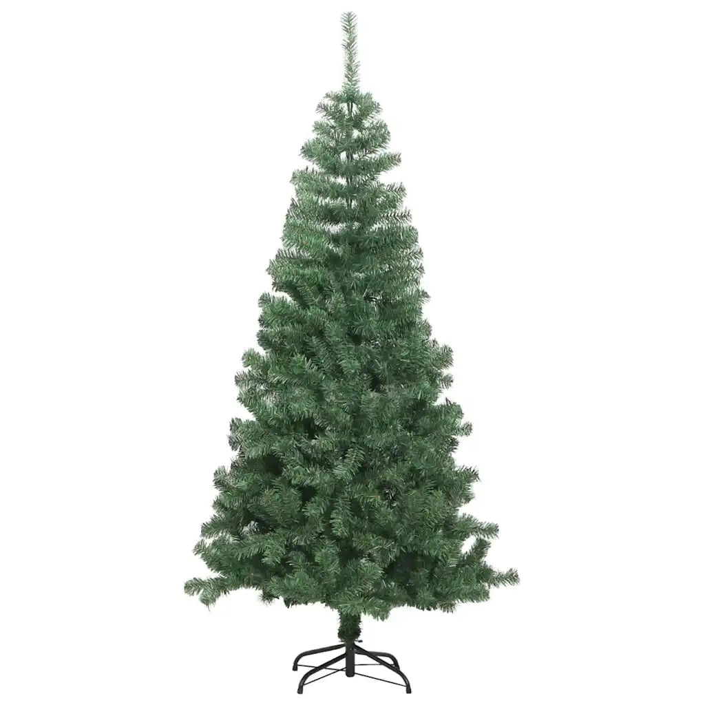 Albero di Natale con 300 LED con supporto-Luci decorative natalizie Verde 240 cm PVC 583290