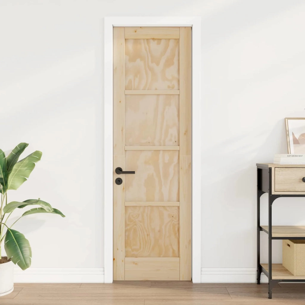 Porta Interna Naturale 61 x 198,5 cm Legno compensato 42047152