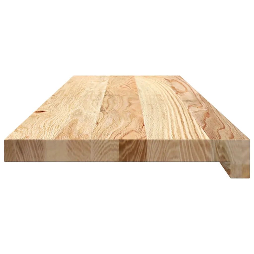 Gradini 4 pz 90x30x2 cm in Rovere Massello Non Trattato 3282901