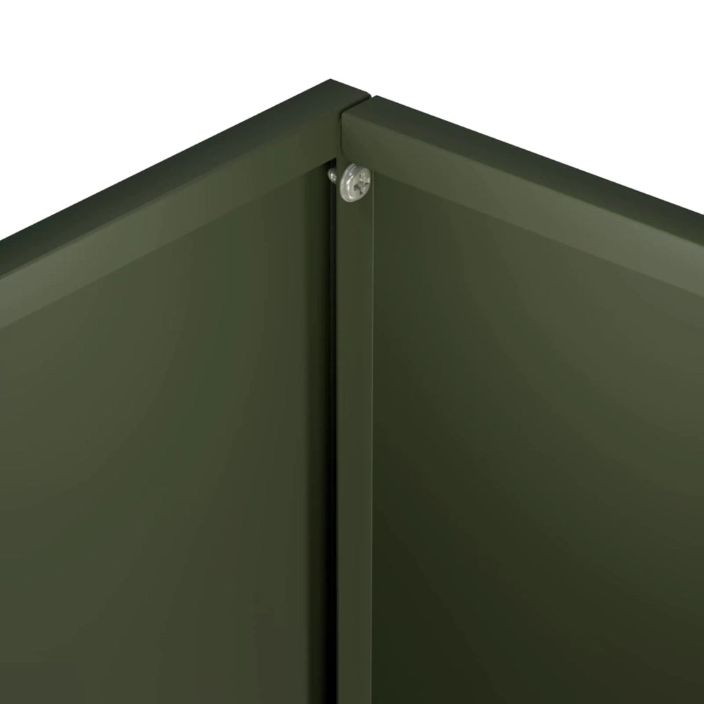 Vaso da giardino Verde Oliva 40 x 30 x 75 cm 8005504