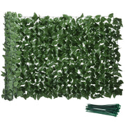 Siepe Artificiale Frangivista Rotolo 3x1m ¨C Xylo ¨C Fogliame Faggio Anti-UV Verde Scuro