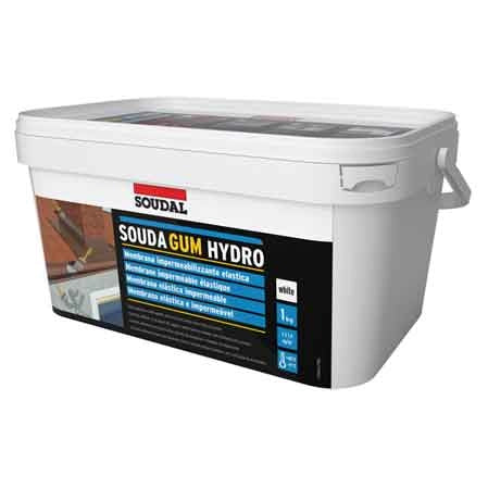 KIT RIPARAZIONE IMPERMEABILIZZANTE 'SOUDAGUM HYDRO KIT' SOUDAL 1 Kg - Col. Grigio - SOUDAL
