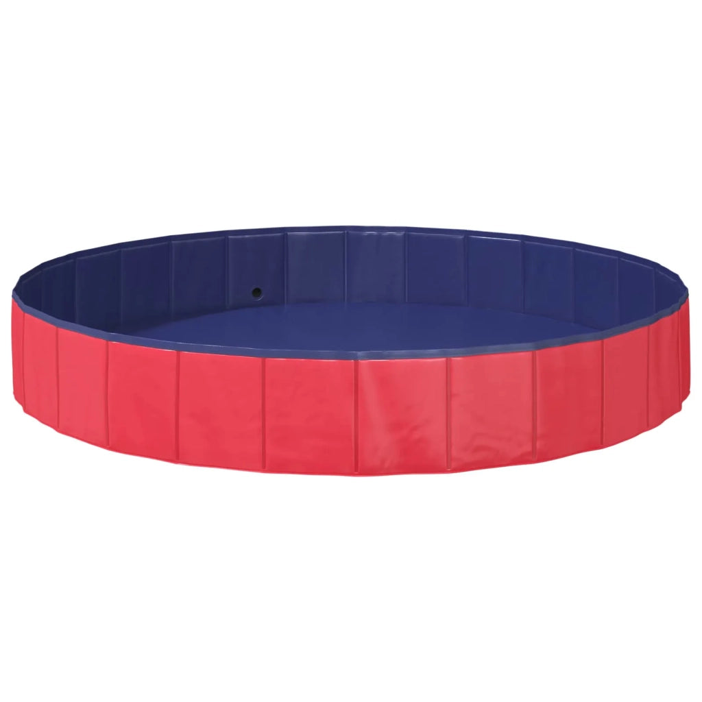 Piscina per Cani Rosso Ø200 x 30 cm PVC Spesso 42028262