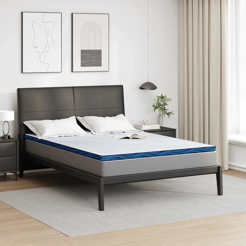 Topper per materasso Bianco 140 x 200 cm Tessuto Jacquard CFW1066350