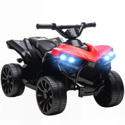 Quad Elettrico per Bambini 6V ¨C zephmum ¨C 70x42x45 cm Rosso