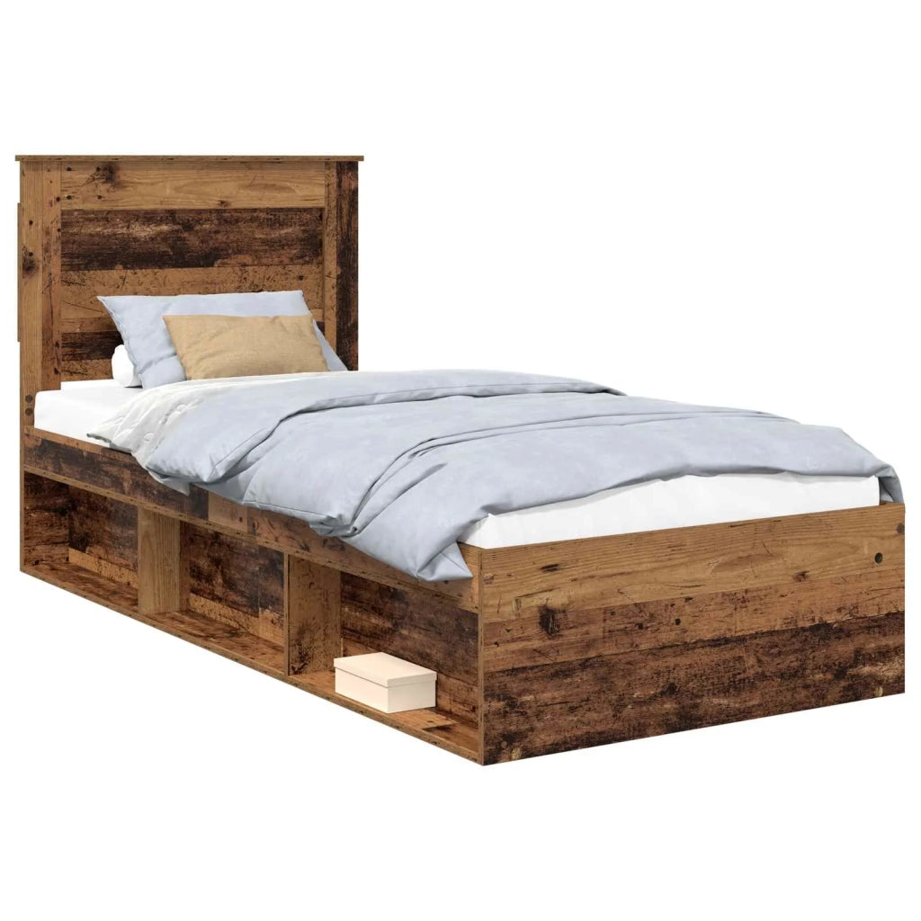 Struttura del letto Legno vecchio 90 x 200 cm Pino massello 3410142