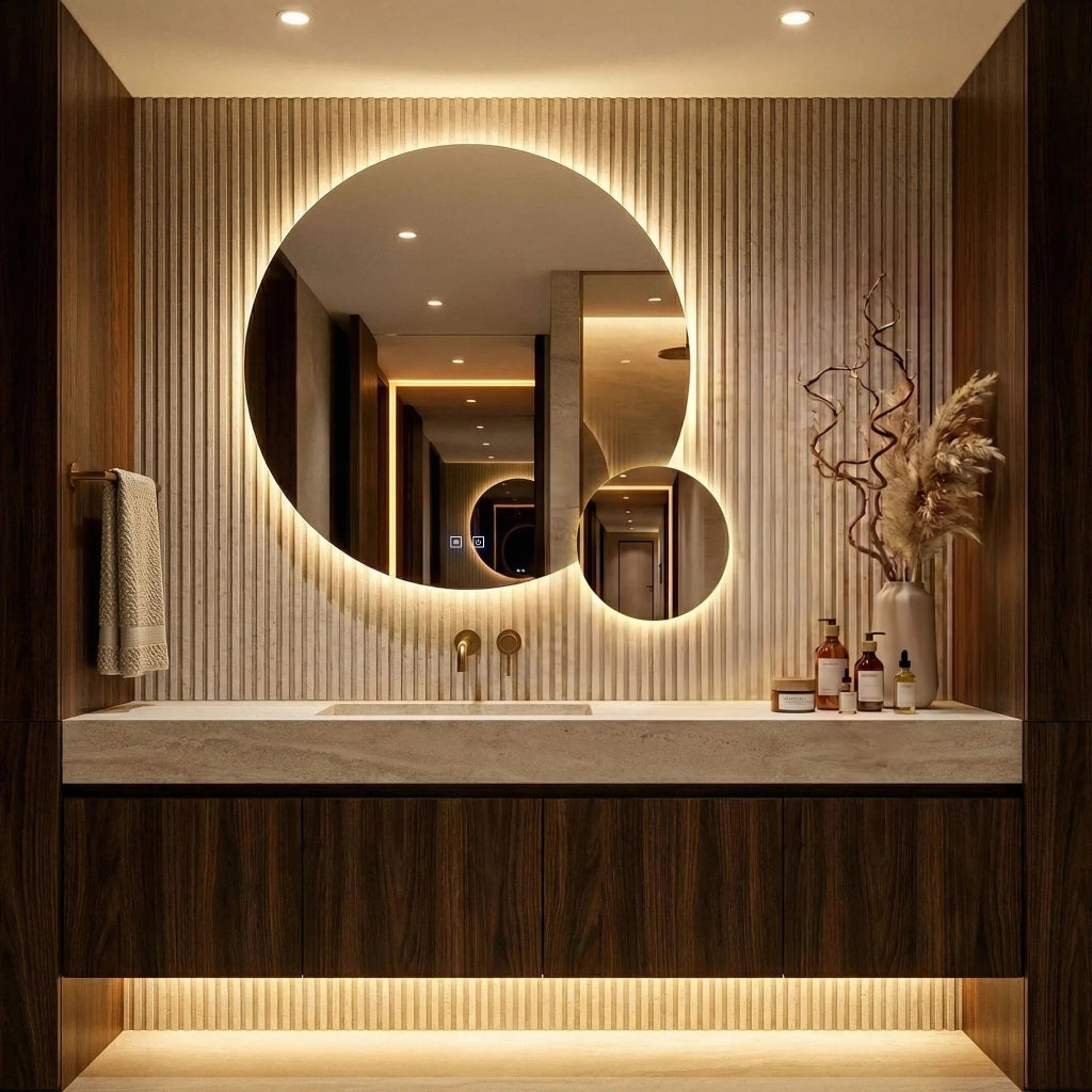 Specchio Led R-9045 90cm + 45cm