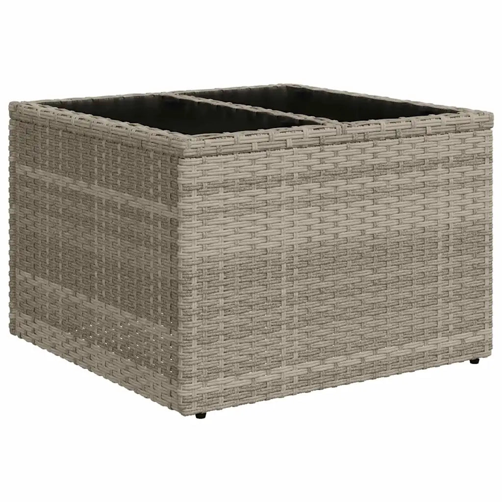 Set di divani con cuscino 9 pcs Grigio chiaro polyrattan 3346442