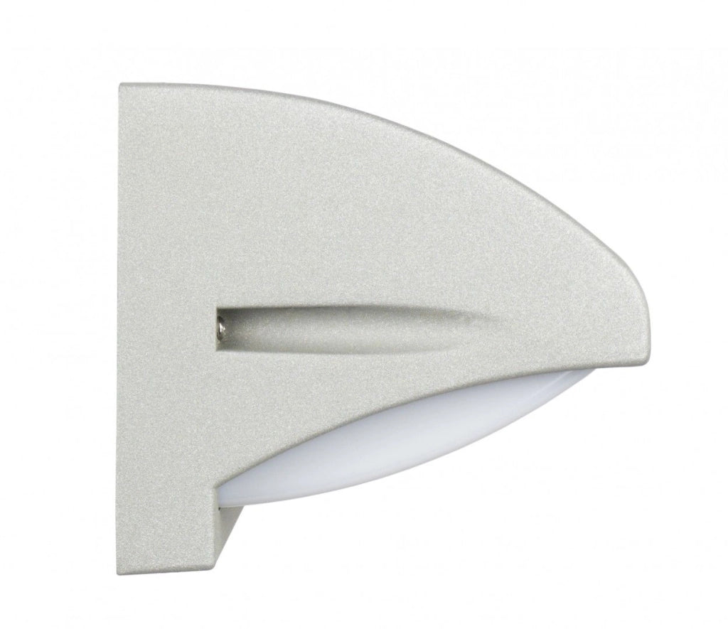 Applique esterna SU-MA Nelly 42cm 2xE27 argento IP54