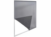 ZANZARIERA PER FINESTRE IN POLIESTERE CON NASTRO VELCRO 2 TELI- - cm.75x250 - nera - 4 pezzi SANGIORGIO