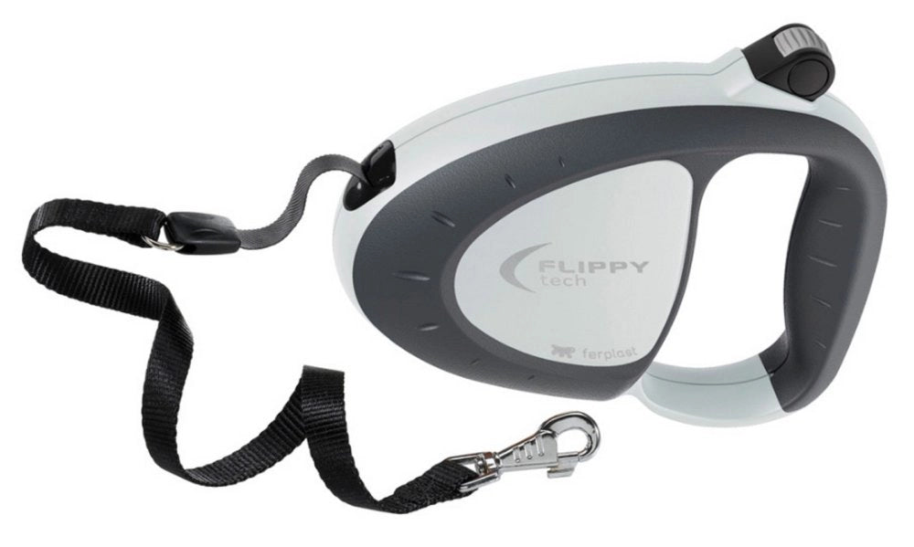 1pz guinzaglio flippy one tape medium nero  i cod:ferx.46728