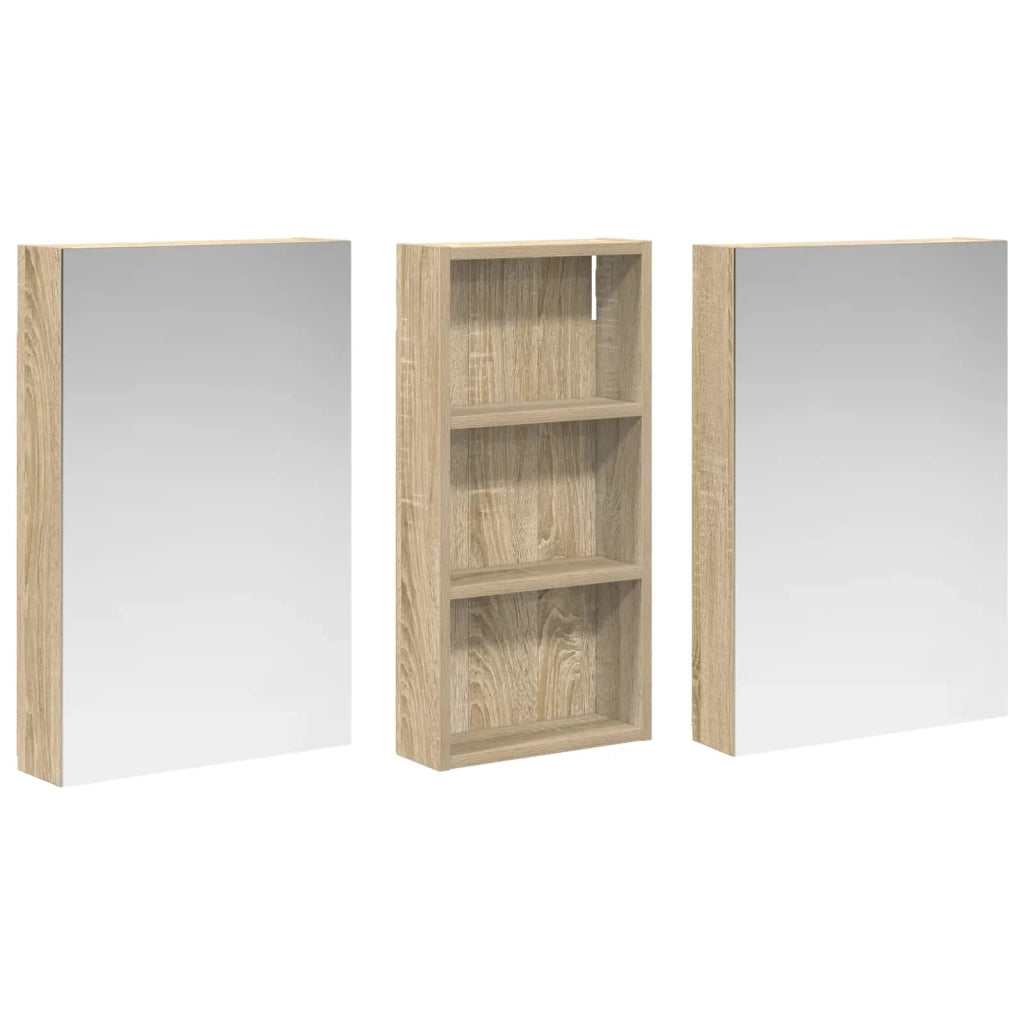Set di Armadi da Bagno 3 pz 110 x 10,5 x 60,5 cm 3403714