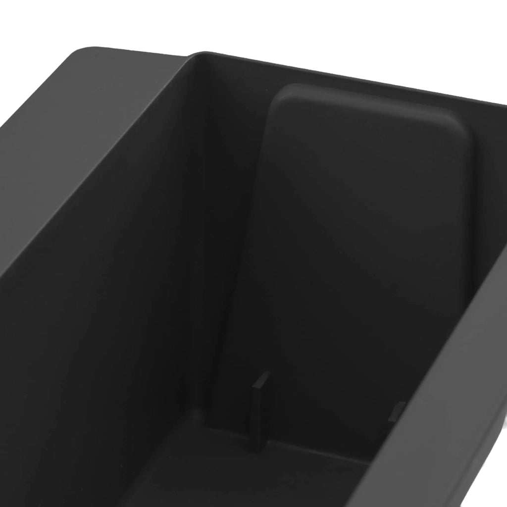 Fioriere per Euro pallet 12 pcs Nero 36 x 13,5 x 9,5 cm 42037205