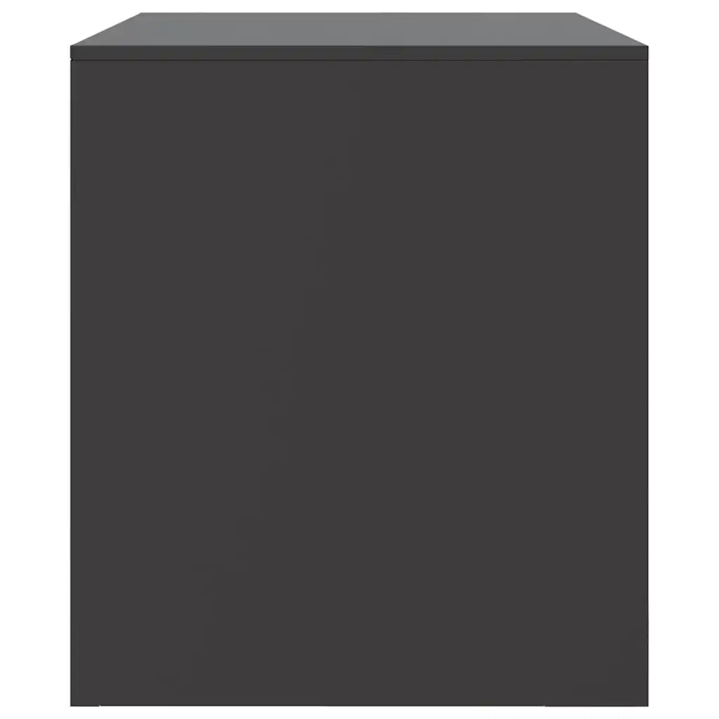 Mobile TV-Credenza per TV-Console TV Nero 67x39x44 cm in Acciaio 911999