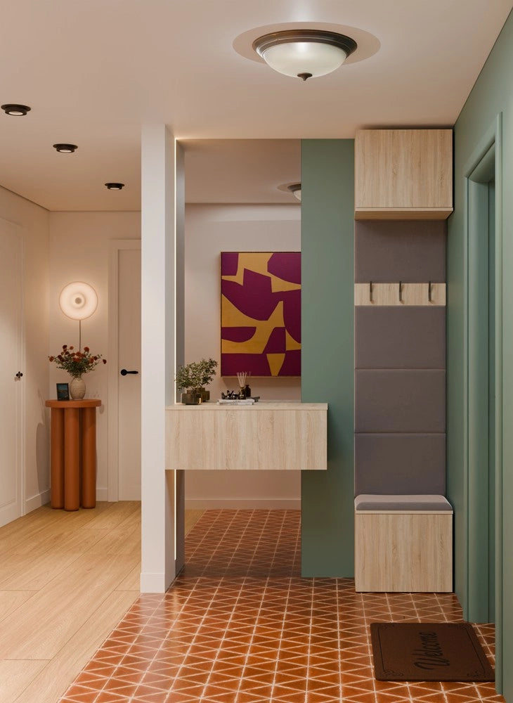 Guardaroba appendiabiti HAGA 1w rovere sonoma