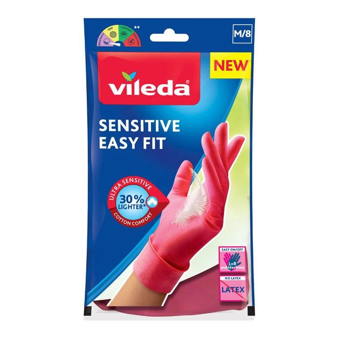 GUANTI VILEDA SENSITIVE EASY FIT IN NITRILE TAGLIA M