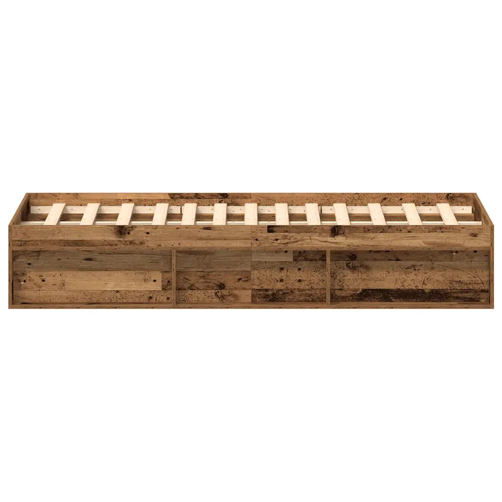 Giroletto senza Materasso Legno Antico 150x200cm in Truciolato 3329312