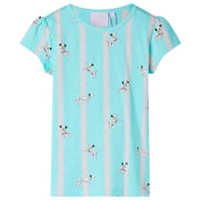 Pigiama da Bambina a Maniche Corte Ecru 128 CFW1150766