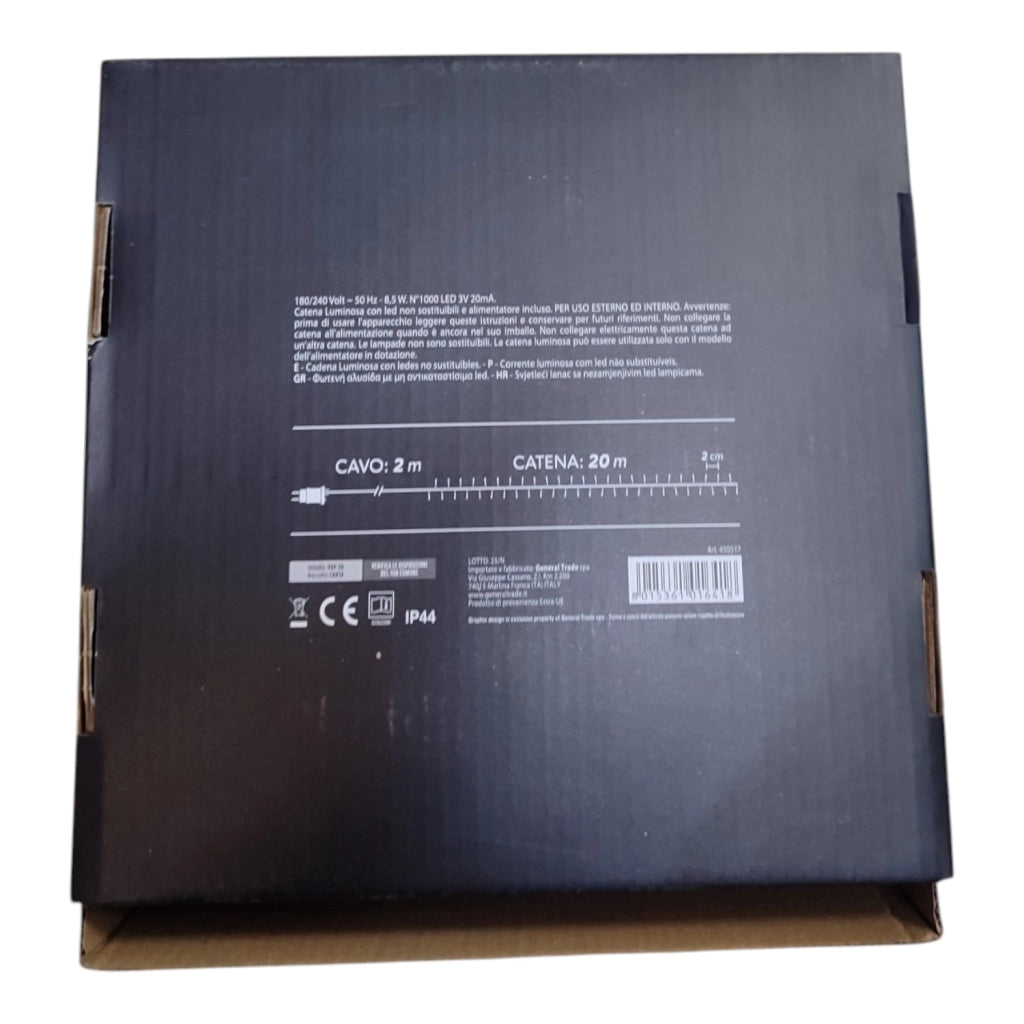 LUCI LED GHIACCIO 1000LED X EST.
