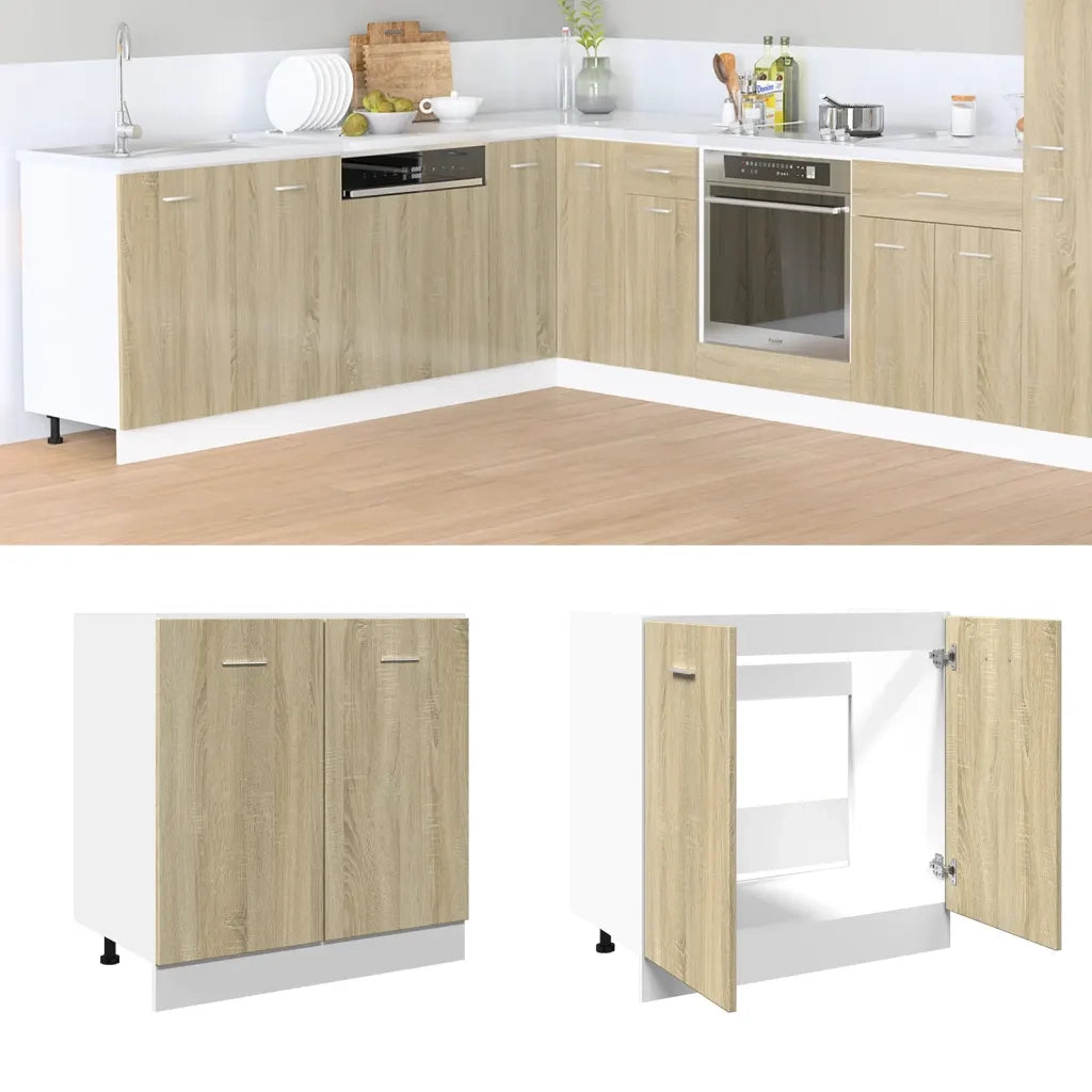 Mobile Sottolavello “Lyon” Rovere Sonoma 80x46x81,5 849612
