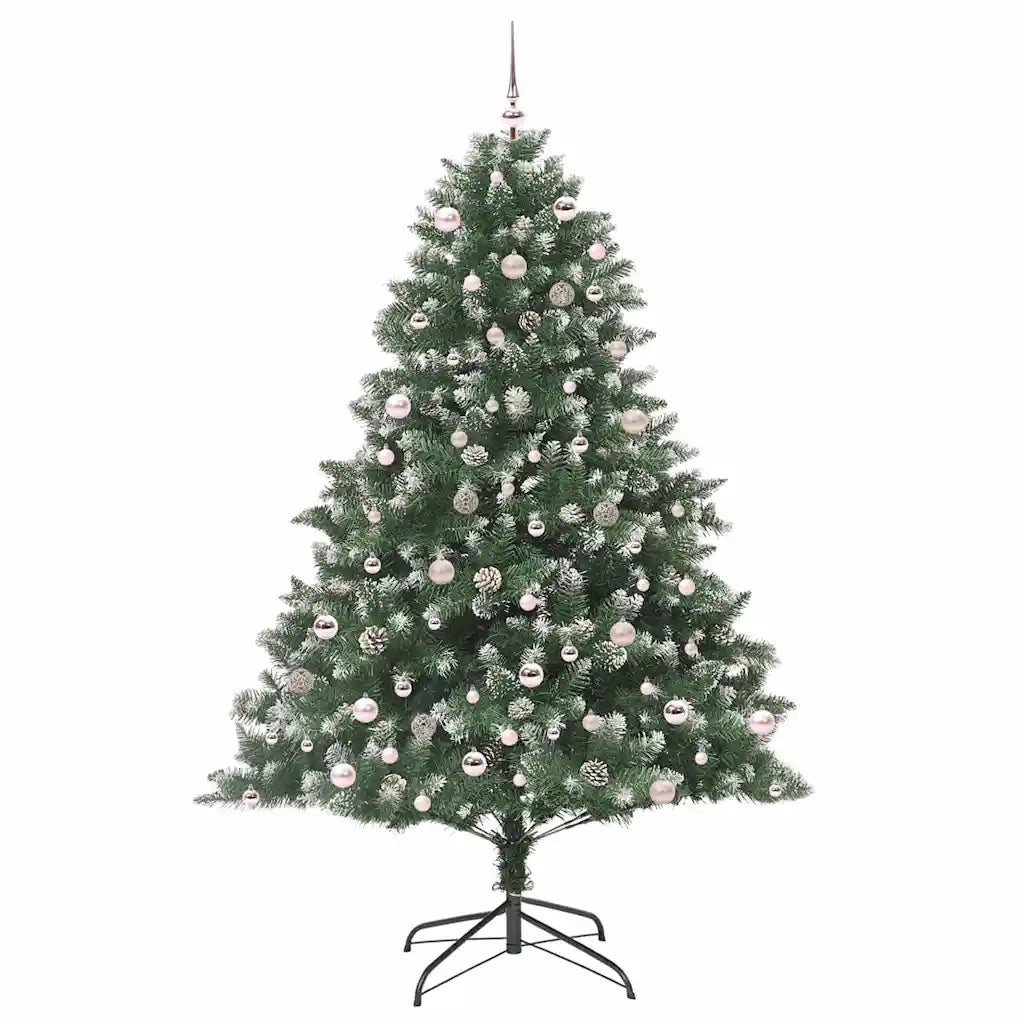 Albero di Natale artificiale con 300 LED Verde 240 cm 3395259