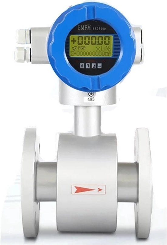 Debimetro elettromagnetico digitale per acque reflue e fognature - Alta precisione con schermo LCD e varie uscite di segnale