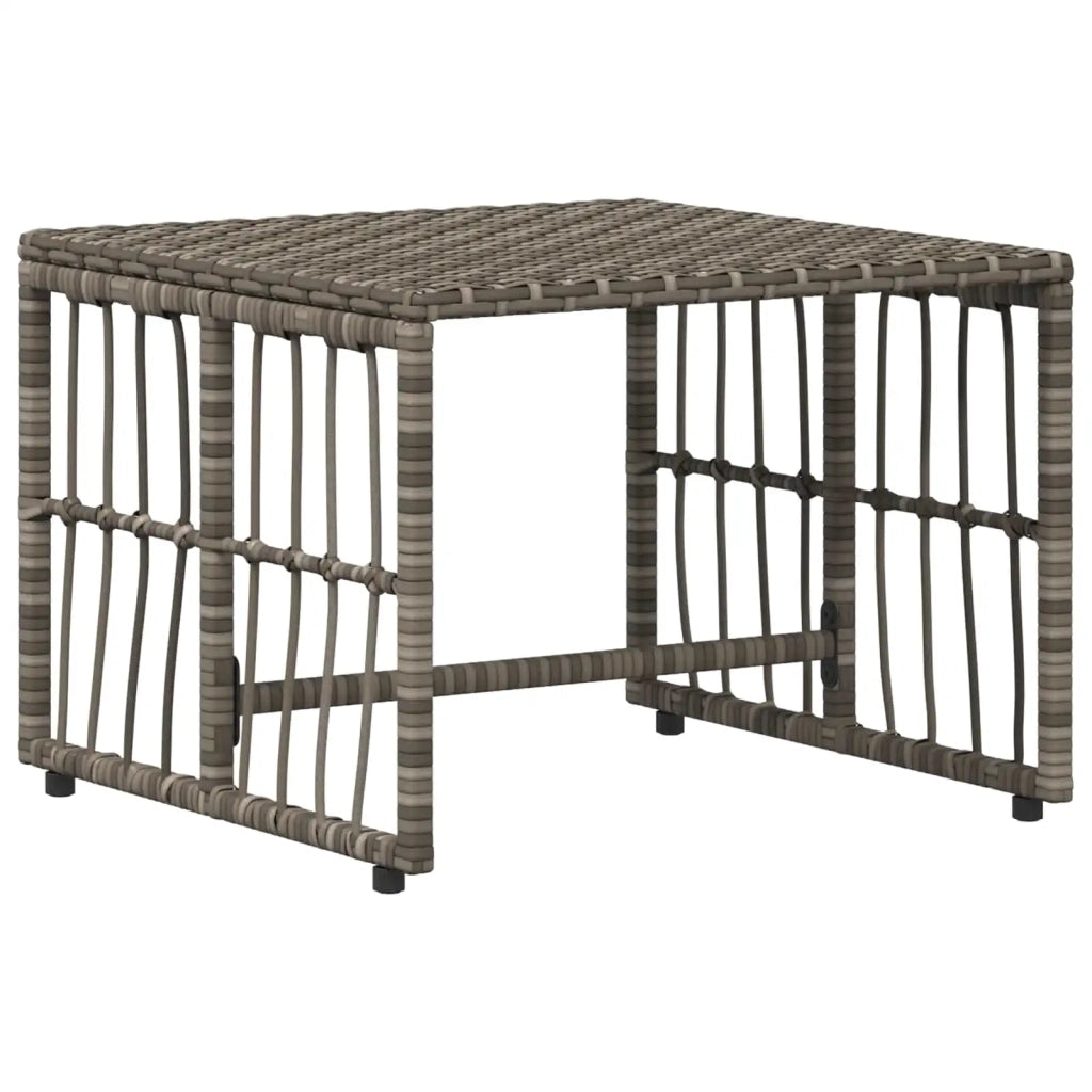 Set di Mobili da Esterno 5 pcs Nero e Grigio scuro 42025138