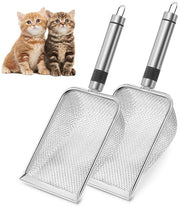 Set di Raffinerazione per Giardino 2 in 1 - Acciaio Inossidabile - Fori Precisi 2 x 2 mm - Raffinatore di Compost - Rimozione Pietre - Manopola Ergonomica - Raffinatore