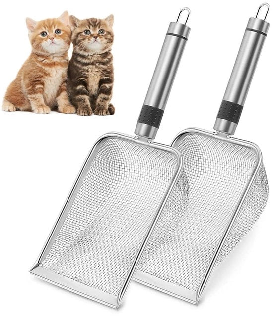 Set di Raffinerazione per Giardino 2 in 1 - Acciaio Inossidabile - Fori Precisi 2 x 2 mm - Raffinatore di Compost - Rimozione Pietre - Manopola Ergonomica - Raffinatore