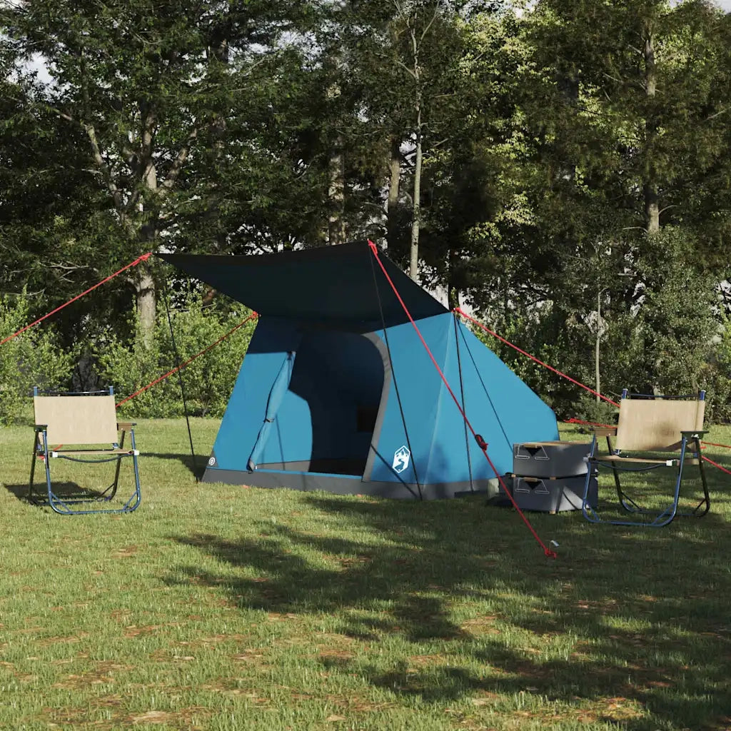 Tenda da campeggio con tetto-Tenda per Escursionismo Blu 282 x 225 x 154 cm taffet¨¤