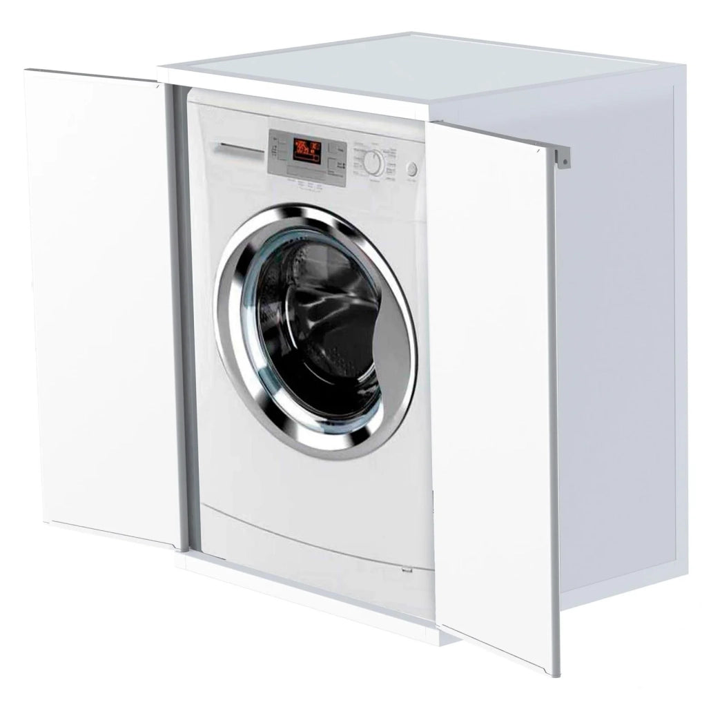 Coprilavatrice da Esterno 68,5x64x88 cm 2 Ante Bianco