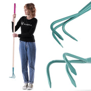 KADAX Coltivatore manuale per terreno, allentatore per giardino, 140 cm di terra, artigli robusti