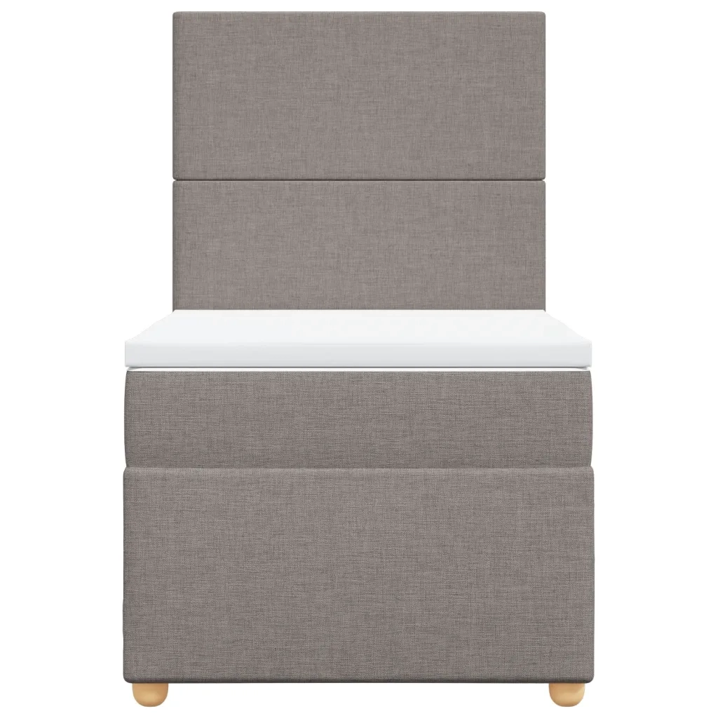 Giroletto a Molle con Materasso Tortora 90x200 cm inTessuto 3291160