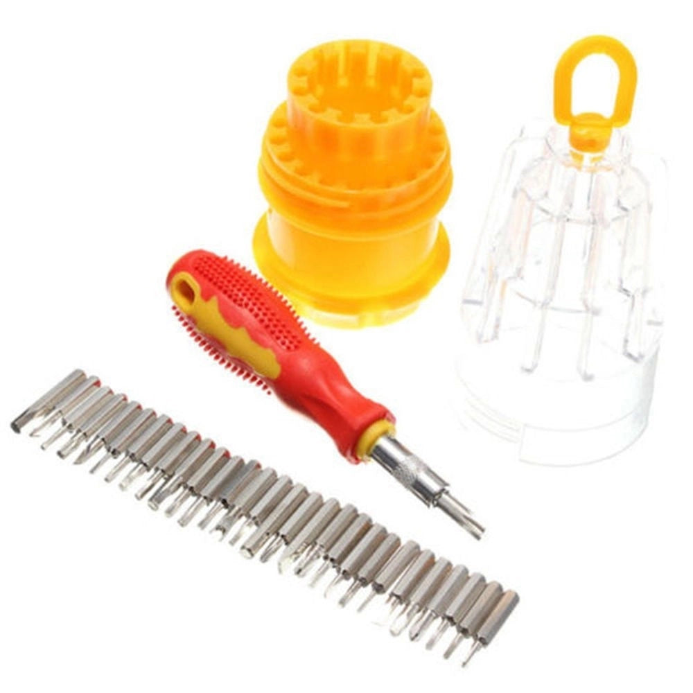 Trade Shop - Set 31 Pezzi Cacciaviti Torx Di Precisione Intercambiabili Orologi Pc -
